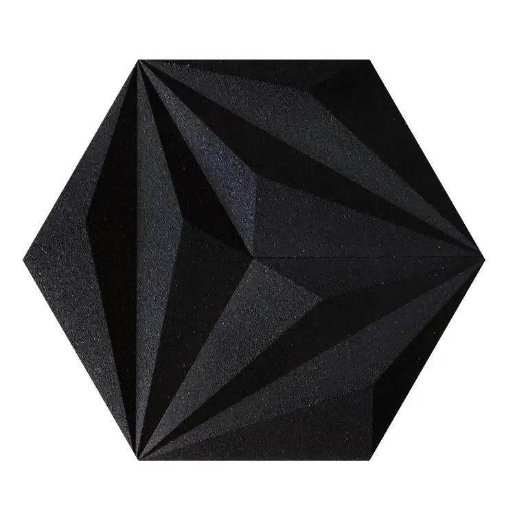 DIAMOND LINE 3D Cork Acoustic Wall Panels on white background DecorMania UK